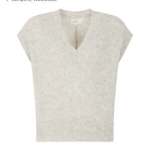 Hartford Mirve Wool Sleeveless Sweater | Ecru